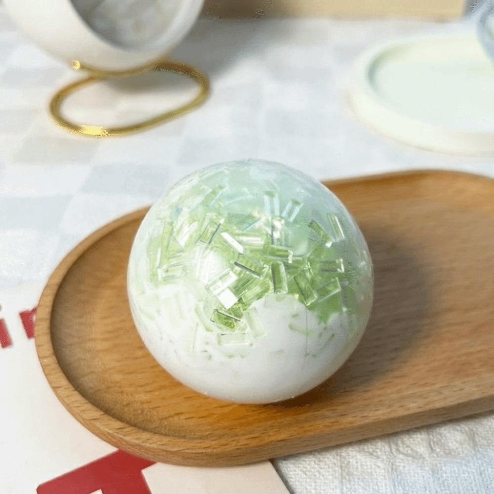 Soft Crushed Ice Squeeze Ball Toy Slow Rebound Stress Relief Creative DIY Assembly Handmade Squeeze Balls Reusable Shapeable