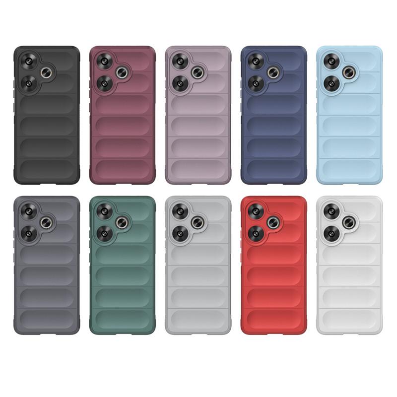 For Poco F6 Case Cover Poco F6 Capas New Shockproof Back Anti-Drop Armor Phone Bumper Soft TPU For Fundas Xiaomi Poco F6 Cover
