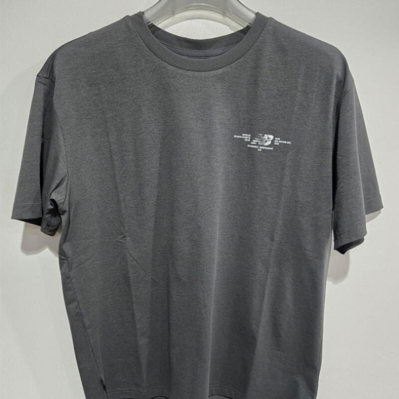 New Balance Uni Frozen Pixel Graphic Short Sleeve Tee Nbnef21523 Charcoal