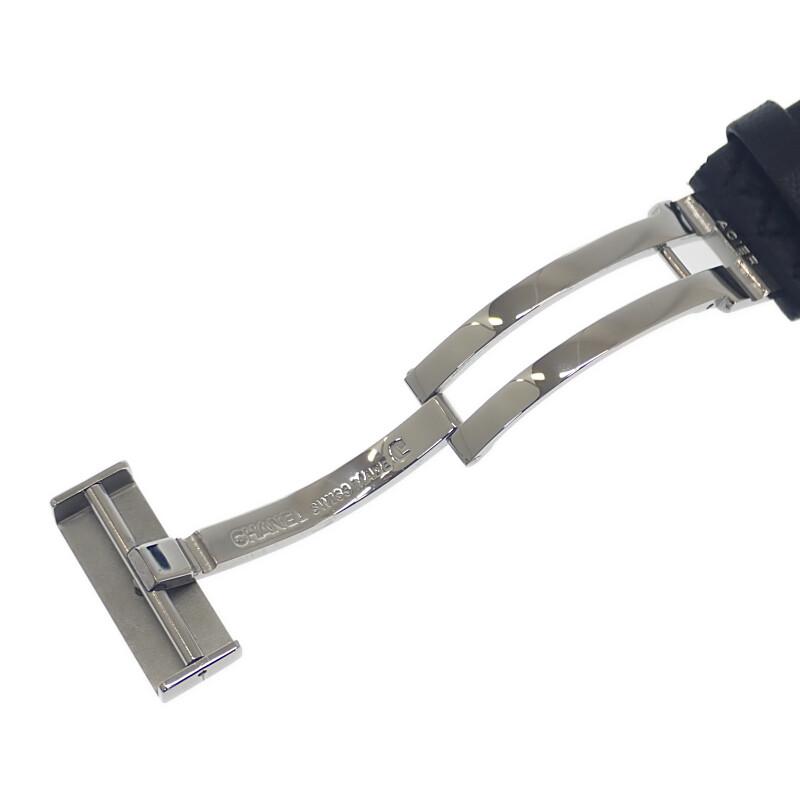 Chanel H0116 Watches black/Silver Stainless Steel/leather Women blackDial