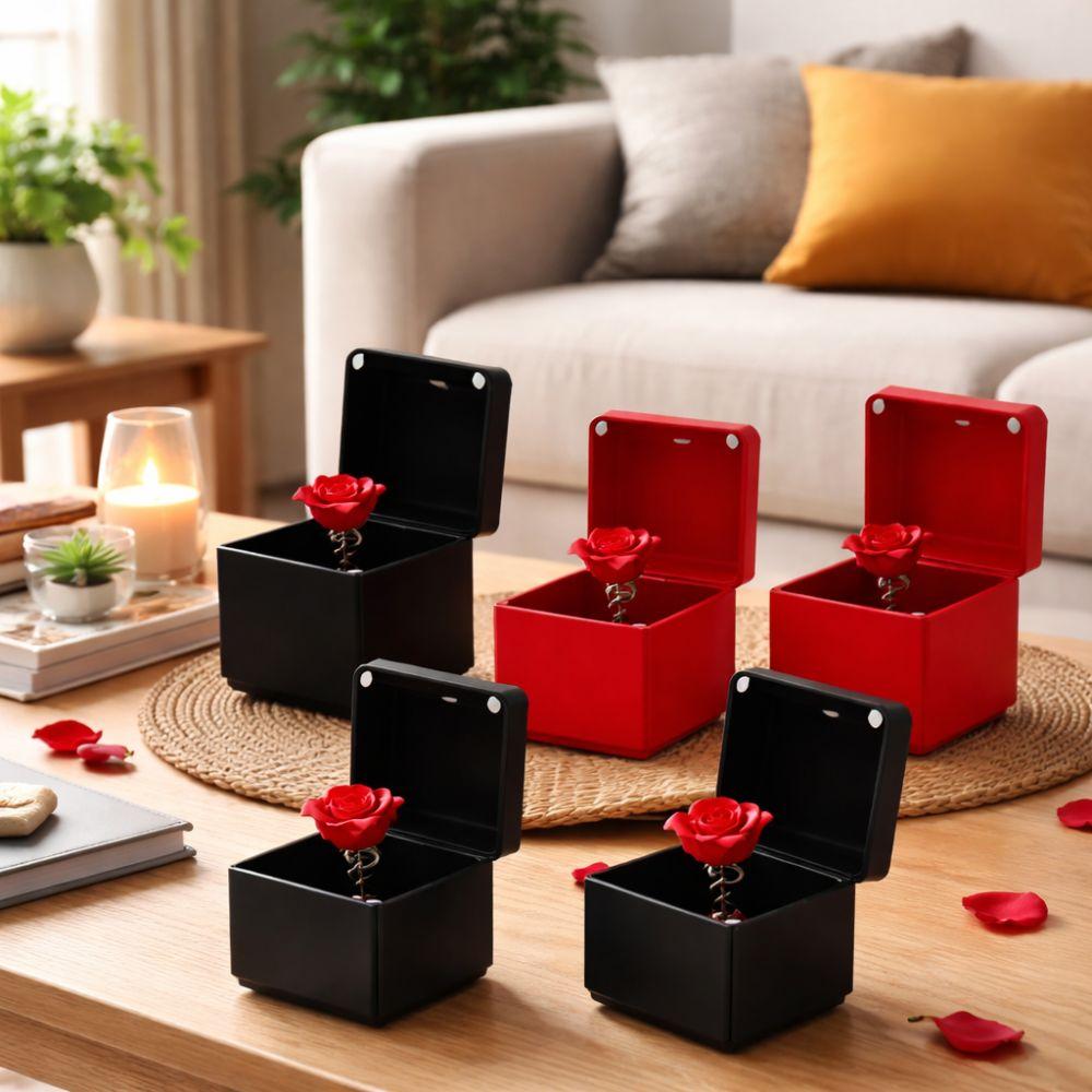 Creative 3D Printed Annoying Gift Box Pop-Up Novelty Prank Storage Box Red Heart Shape Funny Surprise Gift Box Valentine's Day