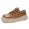 Fashion 2025 Autumn New Niche Design Men's Low Top Thick Soled Casual Sports Shoes Fashion Trend Versatile Comfortable Platform sneakers