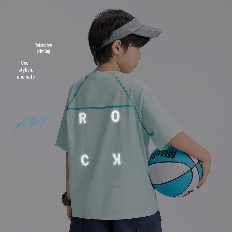 Zuoxi Jungen Sommer Kühlendes Künstlerisches Brief Polo T-Shirt 2026