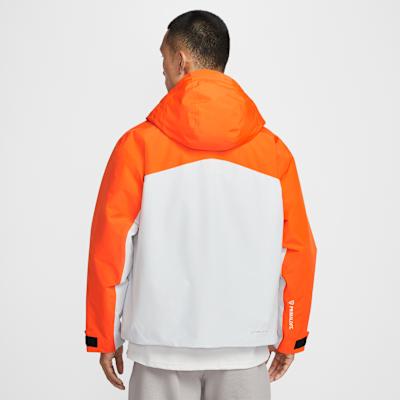 Men's Nike ACG Puffer Jackets Men's Safety Orange/Bright Purple/University Gray/Mountain White Hooded