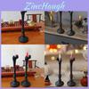 Suporte de Vela de Osso Estilo Gótico Artesanato em Resina Para Decoração de Casa de Halloween e Display de Mesa