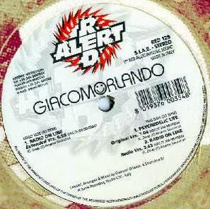 12inch Record GIACOMO ORLANDO - Radio On Line RED129 Red Alert 1998 Italy Dance & Electronica Used