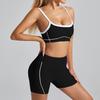 Abstract Sportswear Set For Women With Quick Dry Fabric Perfect For Running And Fitness Activities
