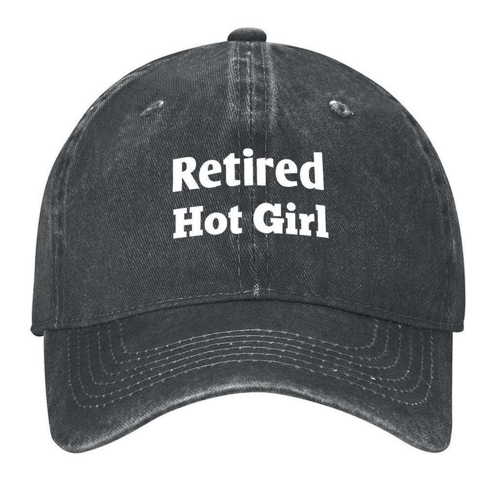 2026 Retired Hot Girl Baseball Cap Sun Caps Men's Big Size Hat New Hat Visor Baseball Men Women's