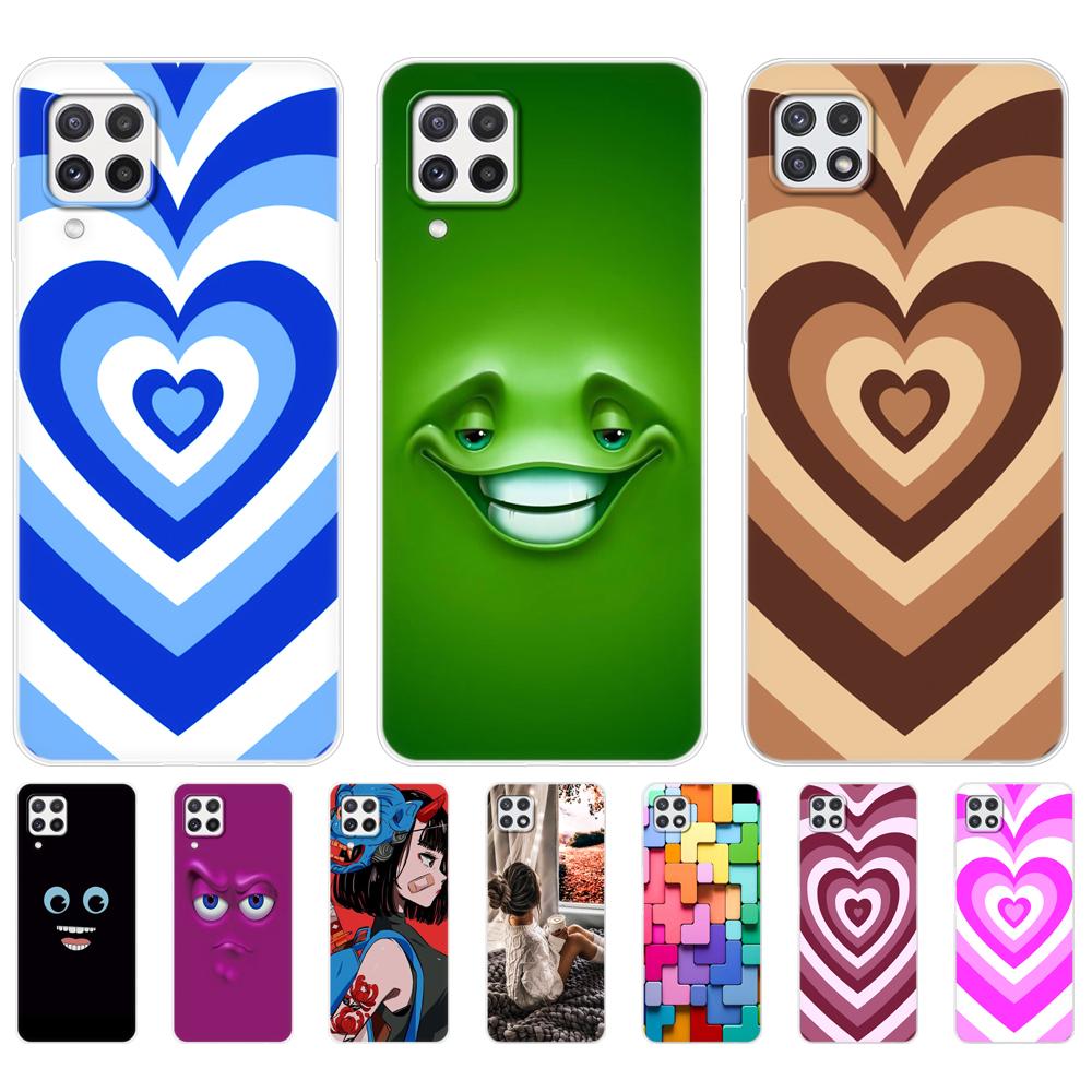 Do Samsung A22 etui tylna obudowa telefonu do Samsung Galaxy A22 A22S 5G 4G GalaxyA22 A 22 zderzak miękkie etui silikonowe Tpu Funda Bag