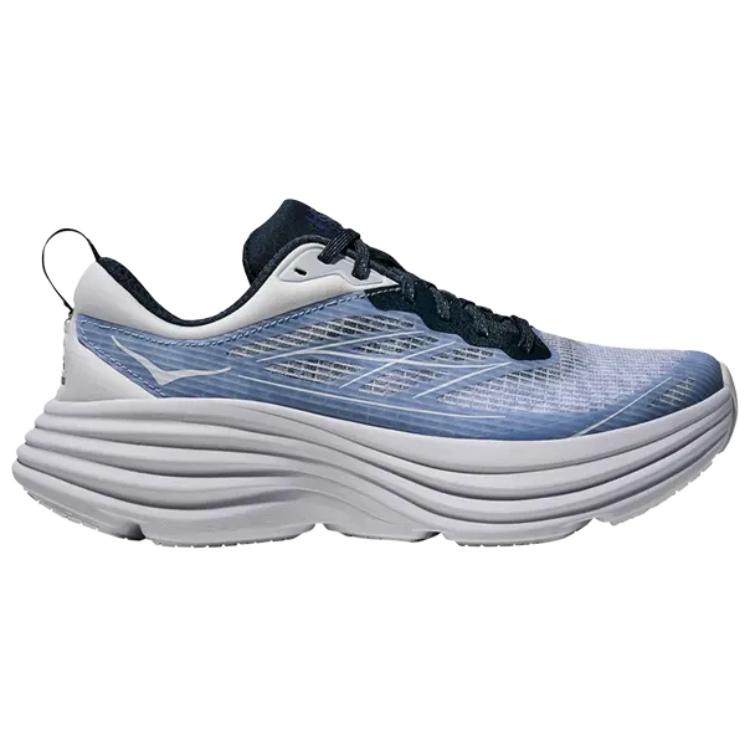 HOKA Bondi 8 Caged Stealth Tech Pack - Sea Ice Men Sneakers Blue Grape-Agate 1155391-SRPG