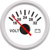 AD Universal 52mm Volt Meter Marine Auto Voltmeter 8-16V Waterproof Gauge For Motorcycle Car Boat Automobile With Red