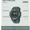 SMAEL Outdoor Multifunction Electronic Dual Display Sport Watch