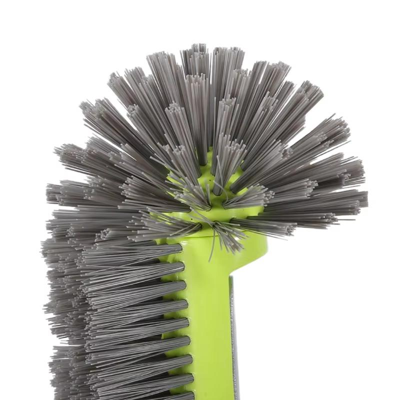 1 Piece Pool Wall Steps Corner Cleaning 45Cm Heavy Duty Aluminum Pool Brush Head With 7 Rows Nylon Bristles
