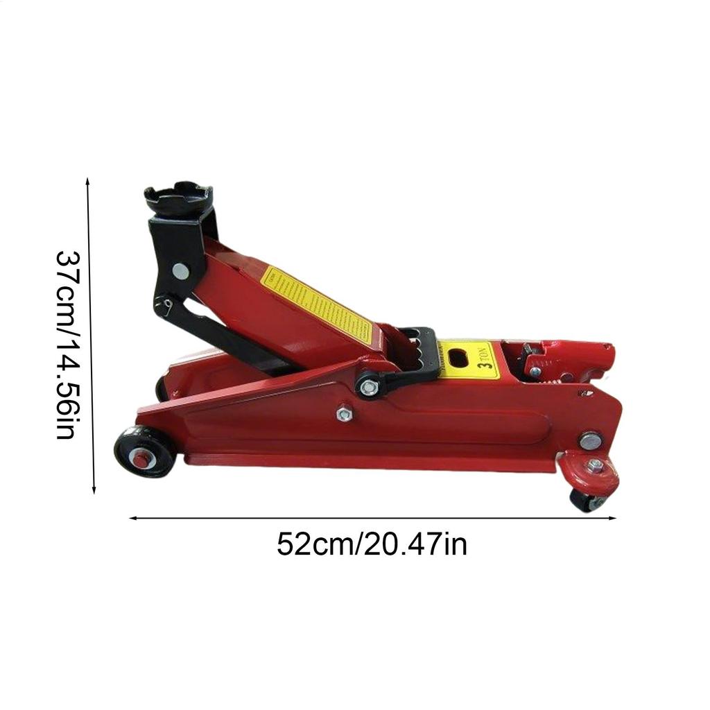 Hydraulischer Wagenheber Schwerlast-Autojack 3 Tonnen Reparaturwerkzeuge Zum Nivellieren Anhängerbefestigung Reifen Geländewagen Motorrad Garage Reise