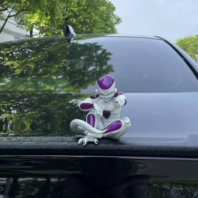 Anime Villain Sitting Frieza Figures Pvc Static Statue Model Toy Action Figure Chassis Desktop Collection Decoration Fan Gifts