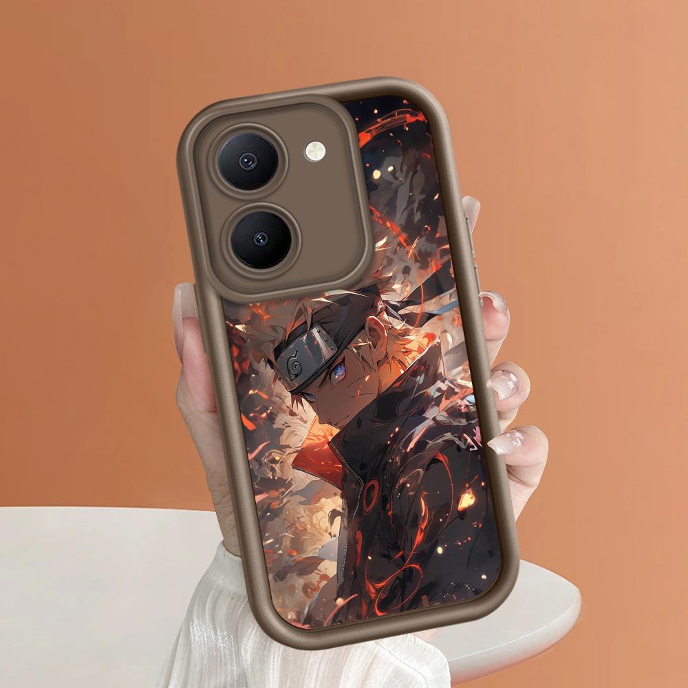 Soft Silicone Square Ladders Cartoon Pattern Full Cover Camera Protection Shockproof Case for iPhone Infinix Tecno Vivo