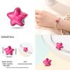 100%Copperpink Series Stars & High Heels Charms Fitoriginal Bracelets Diy Jewelry Making For Women Gift