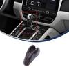 Real Carbon Fiber Center Gear Shift Knob Trim Cover For Porsche Macan 95B 14-21