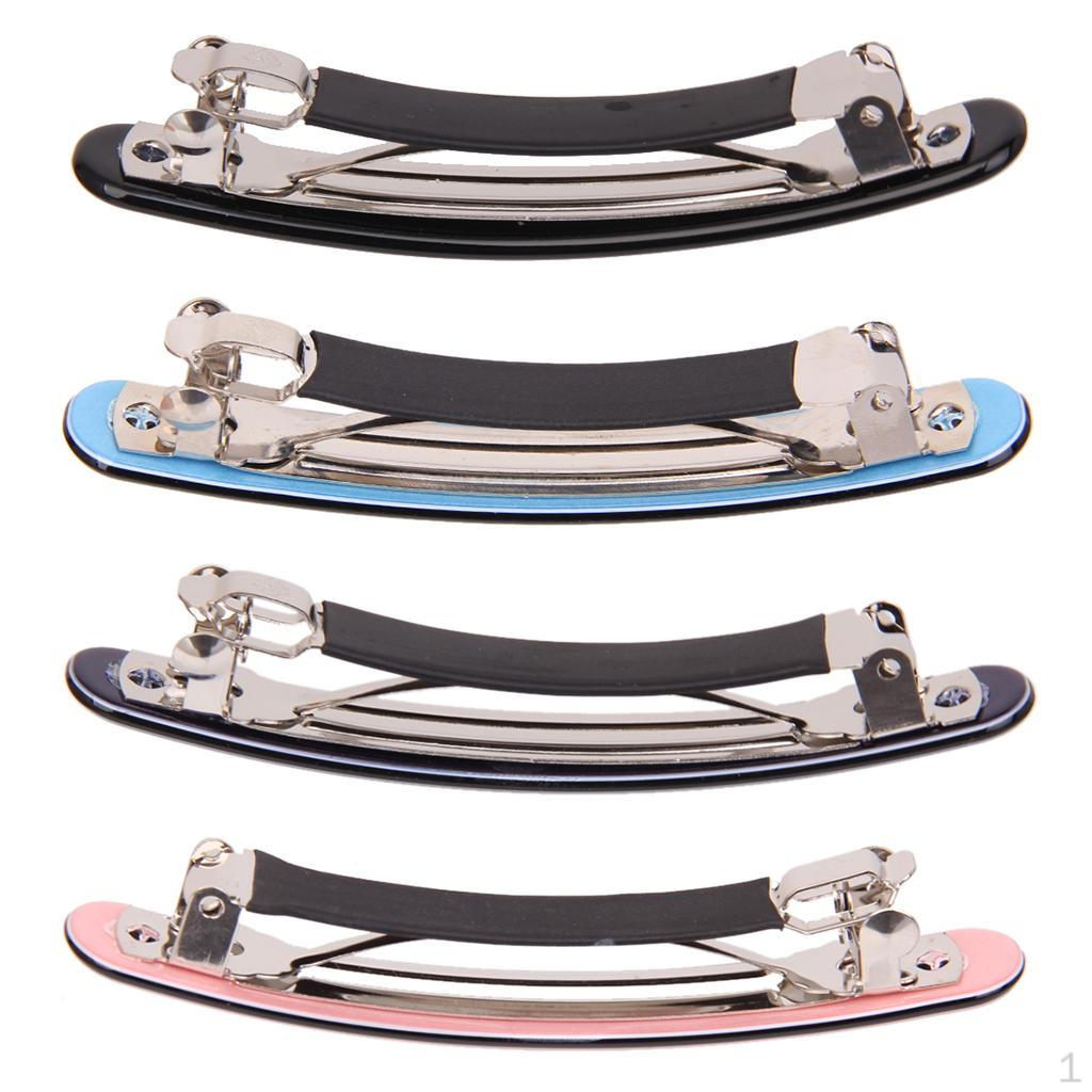 4Pcs Hair Clip, Large Hand Acrylic Barrette Korean