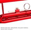Brass Trumpet Music Wind Instrument with Assistant Tools Set (Red)