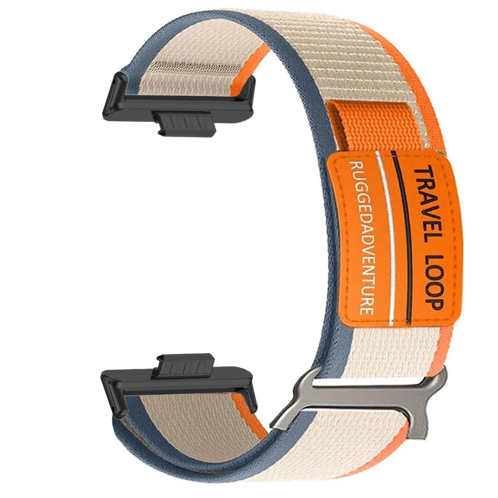 

Нейлоновий ремінець для Huawei Watch Fit 4 Pro Band Спортивний чоловічий жіночий змінний браслет Huawei Fit 3 Fit 4 Travel Loop Аксесуари Huawei Fit 4 &Black слонова кістка