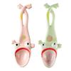 1/2Pcs Ugly Big Mouth Frog Ceramic Spoon Long Leg Frog Spoon