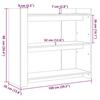VidaXL Table console sonoma gris 100x35x90 cm bois d'ingénierie, bout de canapé, table console de couloir, table console de 848477
