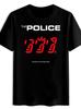 Retro Police Band T-Shirt - A 1980s Retro Music T-shirt with Iconic Logo P