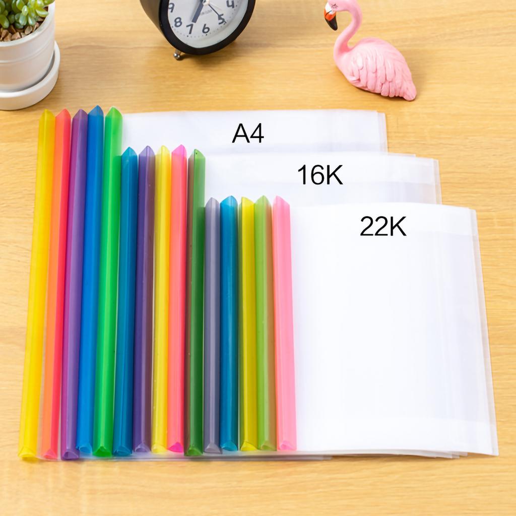 Book Cover with Rod Thickened Transparent Waterproof Reusable PP Material Paperback Book Protector