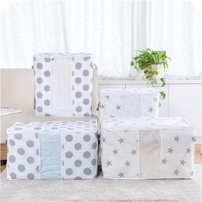 Non-woven Cotton Quilt Storage Bag Printed Cotton Quilt Storage Bag Quilt Storage Bag Soft Storage Box