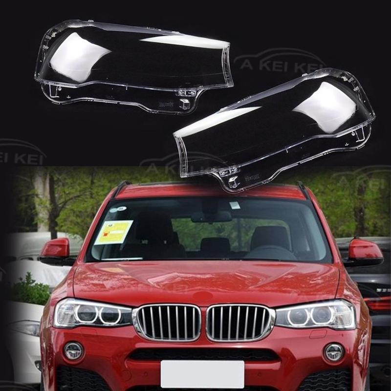 Fit For BMW F25 F26 X3 X4 2014-2018 Headlamp Shell Transparent Lamp Shade Lens Front Headlight Cover Lampshade Plexiglass