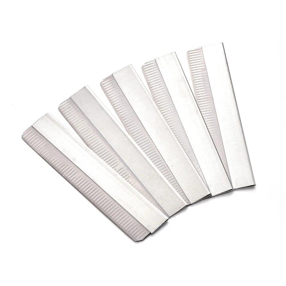 10 stücke Edelstahl Augenbraue Rasierer Trimmer Trimmer Gesicht Haar Entferner Klingen Shaper Rasierer Frauen Schönheit Make-Up-Tools