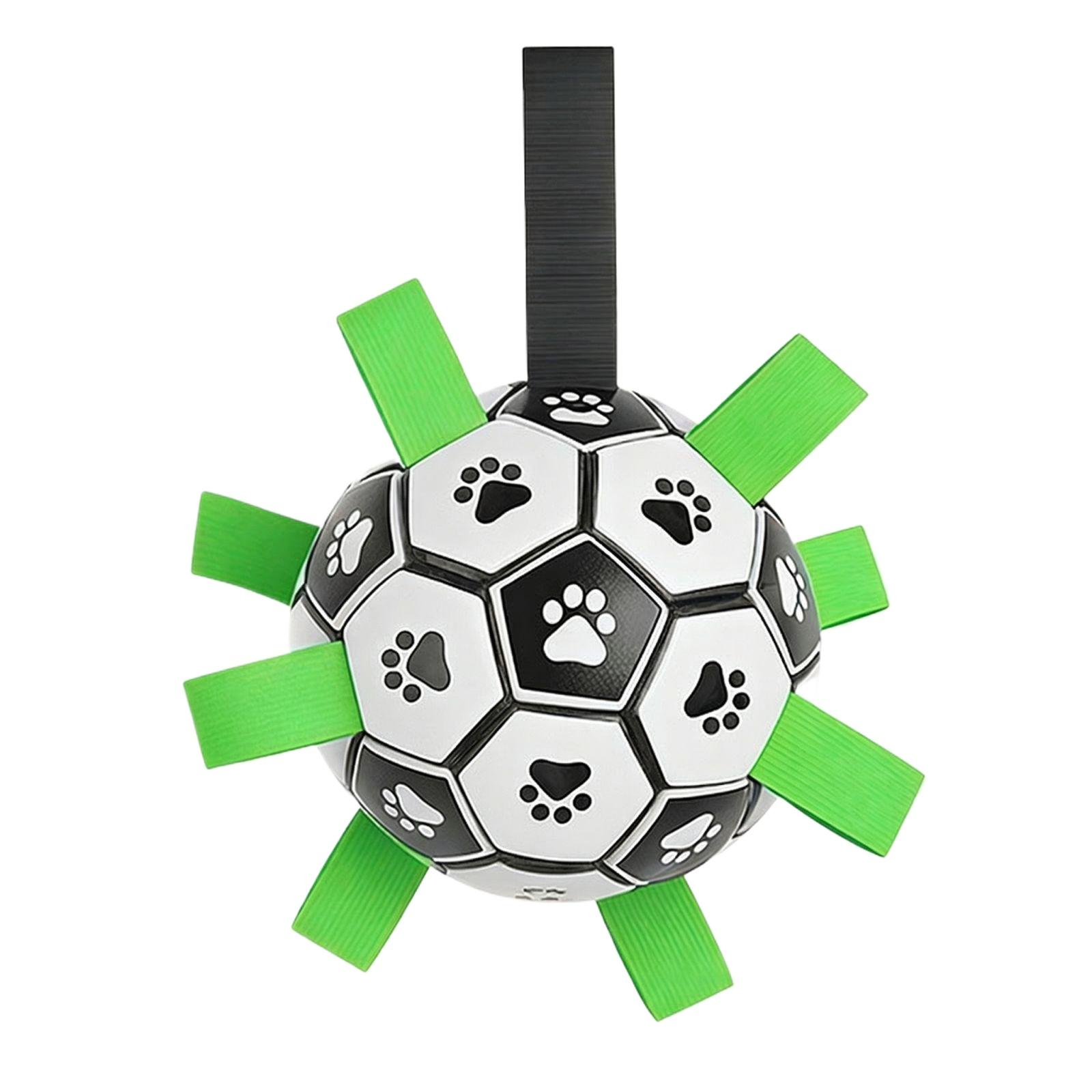 

Dog Soccer Toy With Straps, 6-inch Interactive Tug-of-war Toy, Dog Tug-of-war Toy, Water Toy, Suitable For Small To Medium-sized Dogs. One Size