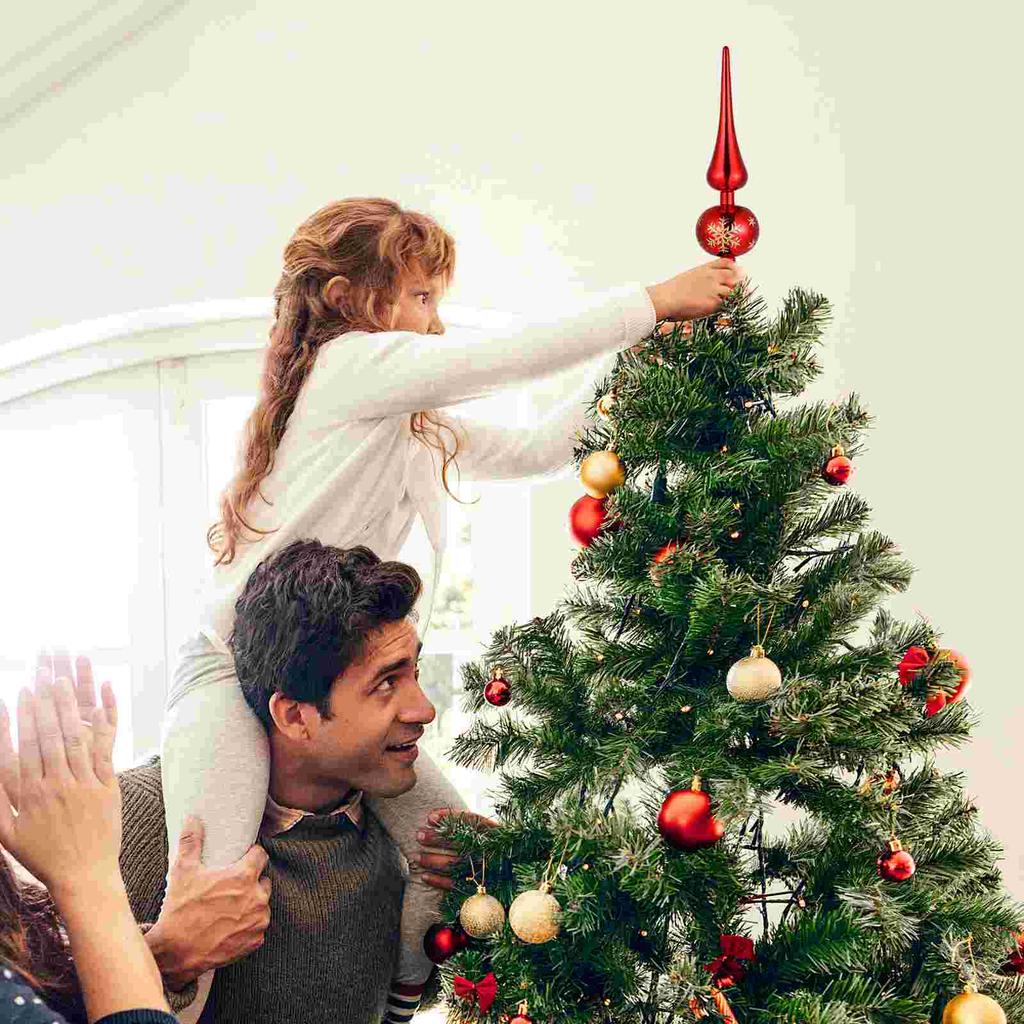 Weihnachtsbaum-Dekoration, Büro, Weihnachtsschmuck, Spitzen, Fliege, Baumkrone, zwei tolle Party-Dekorationen, Kunststoff, breite Verwendung, Hotel