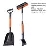 Pala de Nieve Rasqueta de Hielo 5 en 1 Cepillo de Nieve Multifuncional con Mango Retráctil Ergonómico