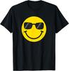 Funny Smiling Emoticon Men Women Graphic Happy Face Smile T-Shirt Gift All Size