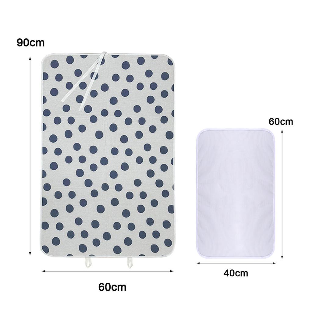 Hanging Ironing Board Press Pad with Mesh Vertical Space Saving Mat Steamer for