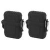 2 PCS Waterproof Lighter Case Plastic Black Sealed Pocket Lighter Container for Outdoor