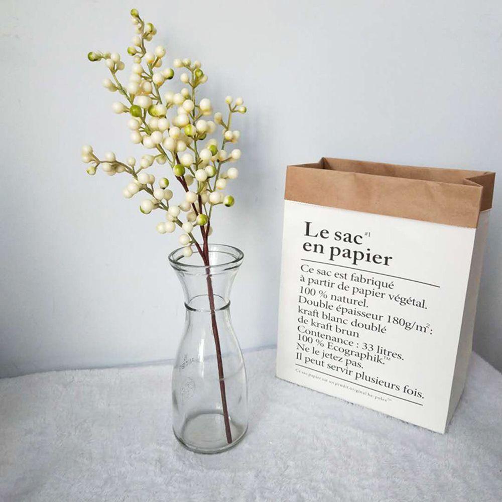 

Bacca 5 Heads Tree Party New Year Festive Fake Flower Artificial Flower Berry Christmas Decoration белый