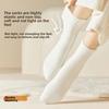 Women's Autumn and Winter Mid-calf Socks with Fleece and Thickened Long Calf Postpartum Socks, Floor Super Thick Warm Fleece Socks