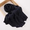 New women's bag head rose pattern scarf, Malaysian crumpled fashion wrap headscarf