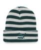 Puma Classics Mid Fit 2024 Cold White Beanie, 025677, Fall/Winter Colors, Green, (05)