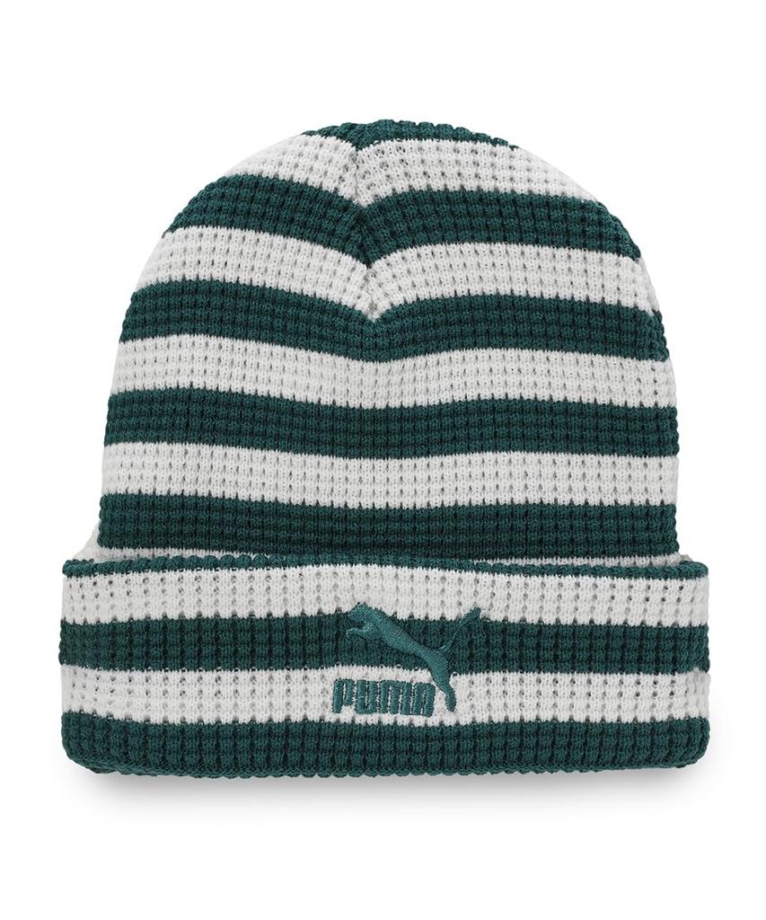 Puma Classics Mid Fit 2024 Cold White Beanie, 025677, Fall/Winter Colors, Green, (05)