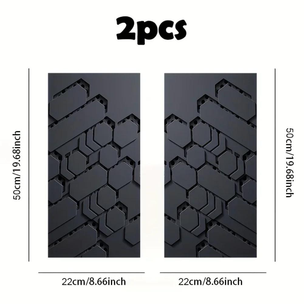 Car Decoration Car B Pillar PET Material 19.68in X 9.84in 50cm X 25cm Compatible With Various Models Easy Installation