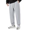 Gray Pants Men's Spring and Autumn Trend New Trousers Versatile Leggings Sweatpants Loose Boys Sports and Leisure Large Size