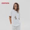 EDITION RED LABEL 2026 Summer Faux Two-Piece Contrast T-Shirt