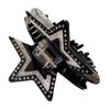 Style Ins Élégant Étoile Strass Clip Cheveux Queue de Cheval Dame Pince Mâchoire Délicate Antidérapant Douche Lavage Visage Accessoires Cheveux Noir