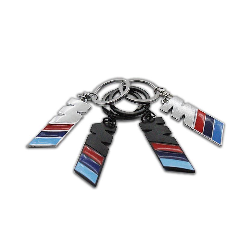 TFLB8 Car Logo Keychain Zinc Alloy Auto Key Ring Emblem Accessories For BMW M Performance E36 E60 E90 X2 X1 X3 X5 E46 E39 E70 M3 M5 M6