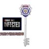 Movie Resident Evil Brooch Movie Props Raccoon City Police Detective Badge Key For Women Men Fans Jewelry Accessories Gifts