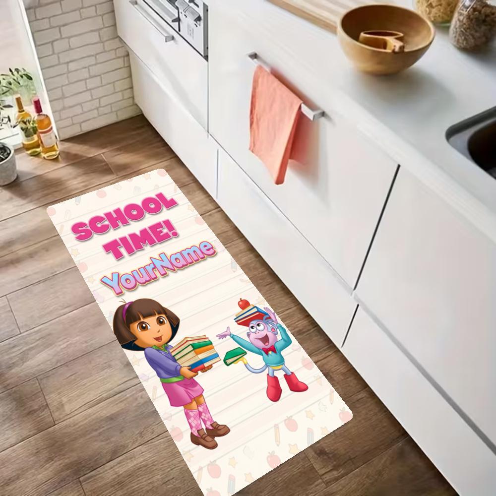 Dora Explorer Customize Your Name Kitchen Rug Runner Rug Laundry Mat Hallway Entryway The Best Gift Choice